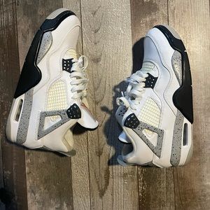 Jordan 4 white cement